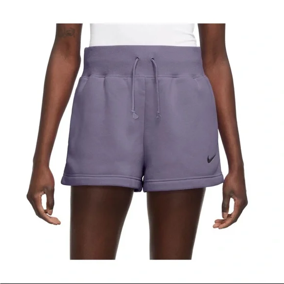 Nike Women's Nike Sportswear Phoenix Fleece Logo Shorts - Picture 2 of 6